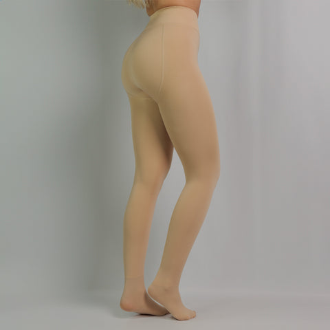 THERMO STRUMPFHOSE TRANSPARENT BEIGE